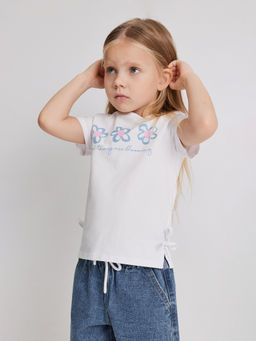 ACOOLA / Футболка детская для девочек Chibis белый