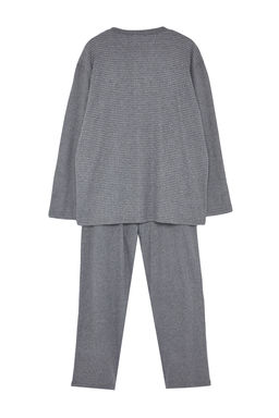 TRENDYOL MAN Fume Regular Fit Orme Buyuk Beden Pijama Tak?m? TMNAW24AI00002 - Trendyolmilla фото 7