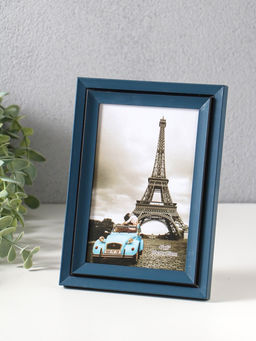 Фоторамка пластик 10х15 см "Остин" иссиня-чёрный 18,5х13,5х1,5 см