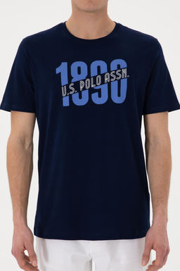 Erkek Bisiklet Yaka Lacivert Ti__rt Sepette S_rpriz _ndirim - U.s. polo assn фото 6