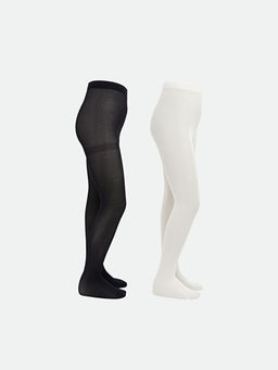 ?nce K?z ?ocuk K?lotlu ?orap 2li