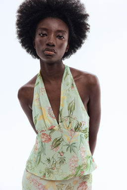 Top halter de viscosa - H&m фото 2