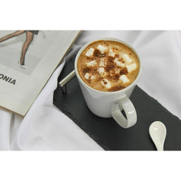 Кружка керамическая Доляна Coffee break, 370 мл, цвет белый  фото 3