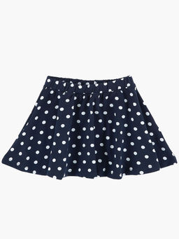 Юбка для девочки UD 1218 синий в горох - Mini maxi фото 5