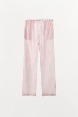 STRIPED PYJAMA TROUSERS - Zara фото 7