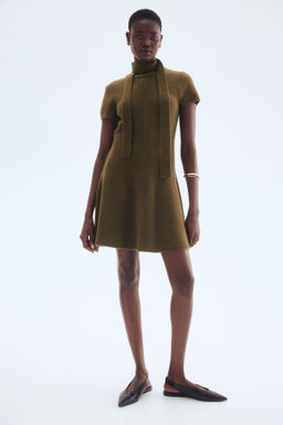 Vestido de punto con bufanda - H&m фото 2