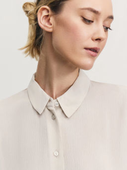 Блузка из фактурной вискозы / Zarina  фото 6