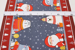 Дорожка В гостях у Санты - ночь, ш.0.5м, хлопок -100%, 228гр/кв.м - Купава фото 3