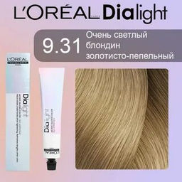 DIA Light 9.31 Очень светлый блондин золотисто-пепельный, крем-краска 60 мл