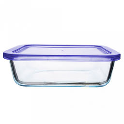 Контейнер стеклянный Argos 1,04л, 19,6х14,5х6см, прямоугольный, боросиликатное стекло, пластмассовая крышка, ручки-выступы с двух сторон, TalleR (Китай) - Домашняя мода фото 2