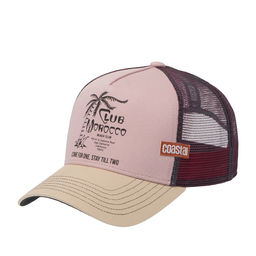 Бейсболка COASTAL арт. HFT Club Marocco (светло-розовый / кремовый)