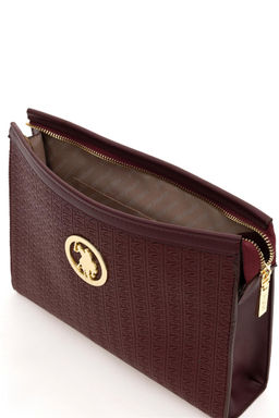 U. S. Polo Assn Женская бордовая красная сумка через плечо - U.s. polo assn фото 7