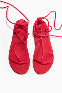 Sandalias de plataforma con tiras finas - H&m фото 2