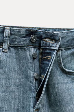 ZW COLLECTION FULL LENGTH MID-WAIST JEANS - Zara фото 7