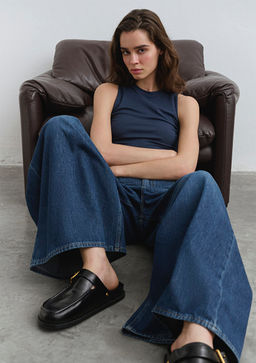 Mimi Iconic Koyu Mavi Jean Pantolon