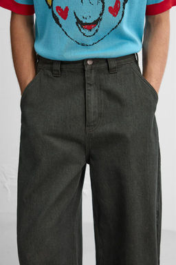 BALLOON FIT OVERDYED TROUSERS X HARRY LAMBERT - Zara фото 5