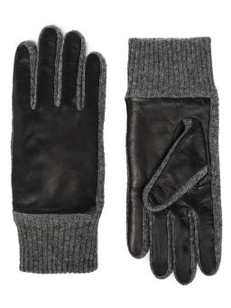 Перчатки мужские ш+каш. TOUCH IS01551 black/grey