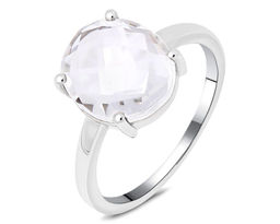 Кольцо, горный хрусталь, Полина