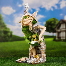 Садовая фигура из полистоуна «Тролль», 39×17×21 см