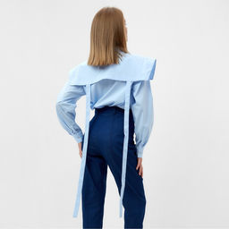 Джинсы женские слим MINAKU: Jeans Collection, размер 42, синие