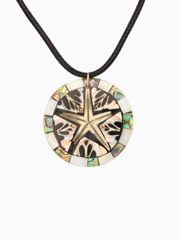 Кулон «Морская звезда», 25 см, ракушка