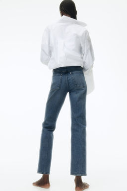 Slim Straight High Ankle Jeans - H&m фото 2