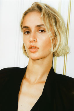 Blusa de gasa con lazada y lentejuelas - H&m фото 3