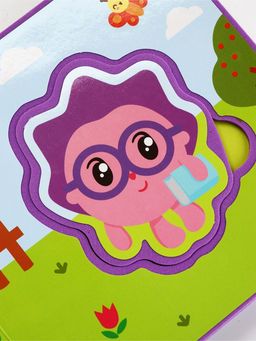 Книжка с мягкими пазлами EVA «Любимые герои. Малышарики», 12 стр.