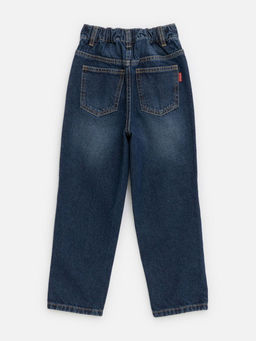 20110440037, Брюки джинсовые детские для мальчиков Cobb темно-синий Acoola фото 3