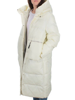 H-2210 WHITE Пальто зимнее женское (200 гр .холлофайбер) - Fashion фото 9