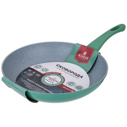 СКОВОРОДА AGNESS С АНТИПРИГАРНЫМ ПОКРЫТИЕМ SMOKY, 28Х5,5СМ  фото 3