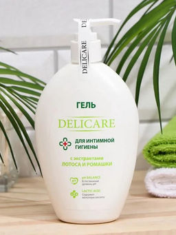 Гель для интимной гигиены Delicare с экстрактом лотоса и ромашки, 270 мл
