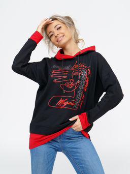 845 Туника "красный"