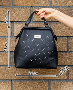 Модель №1426 | кожзам | гладкий | черный | Р831-1 | 27129 - L-craft фото 9