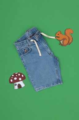 Erkek _ocuk Mavi Jean _ort Sepette S_rpriz _ndirim