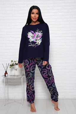 Костюм с брюками (01027. малиновый) - Плиона фото 3