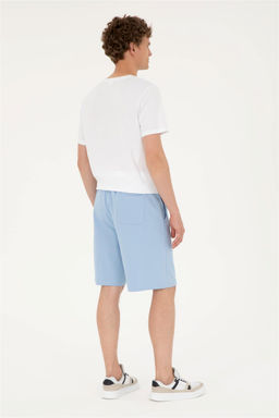 U. S. Polo Assn / Мужские голубые вязаные шорты - U.s. polo assn фото 4