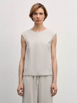 Топ из вискозы прямого кроя / Zarina фото 3