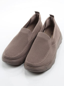 05-TEX-D03-09 DK. BEIGE Полуботинки спортивные летние мужские (текстиль) - Фабричный китай фото 3