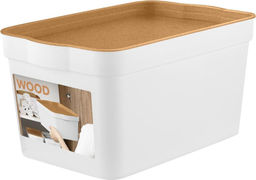 Цена за 2 шт. Ящик для хранения Keeplex Wood 2,3 л 21,1х14,1х11 см KL350111624