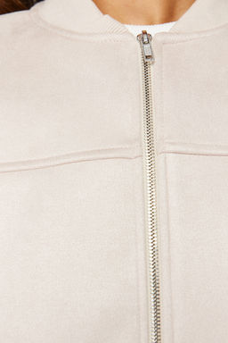 TRENDYOLMILLA Tas Oversize Suet Bomber Ceket Mont TWOSS24MO00048  фото 10