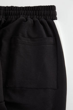 TRENDYOL MAN Siyah Oversize/Genis Kesim Ac?k Paca Renk Bloklu Esofman Alt? TMNAW25EA00006 - Trendyolmilla фото 7