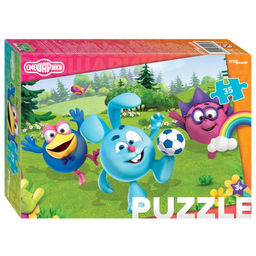 Цена за 2 шт. Пазл «Смешарики», 35 элементов