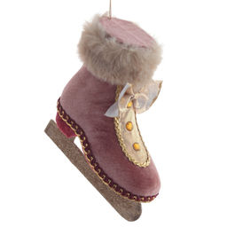 Украшение новогоднее "Коньки", L15,5 W7 H17 см, 4в.