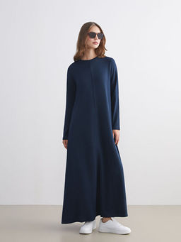 Bisiklet Yaka A Kesim Elbise