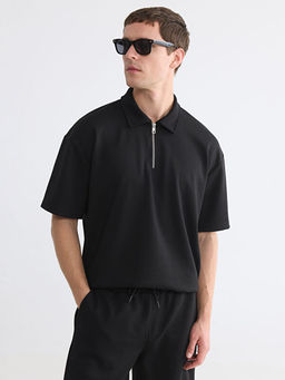 Fermuarl? Polo Yaka Erkek Ti??rt