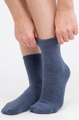 Носки однотонные махровые 2 пары Happyfox