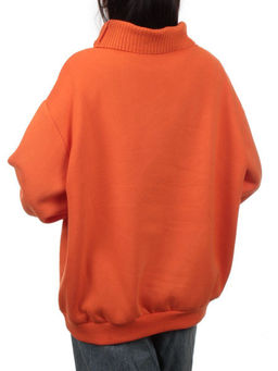 2510 ORANGE Толстовка женская (85% хлопок, 10% полиэстер, 5% спандекс) - Fashion фото 7