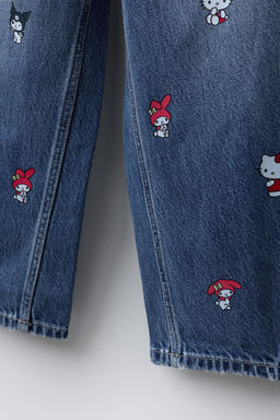 BARREL HELLO KITTY  SANRIO JEANS - Zara фото 5
