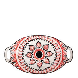 Блюдо овальное 27*15*5,5 см с ручками арт. ZY025 (691775)